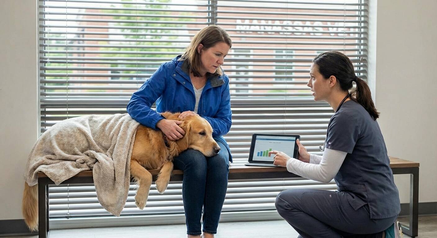 Pet showing behavior changes that indicate a need to visit the vet in Manassas