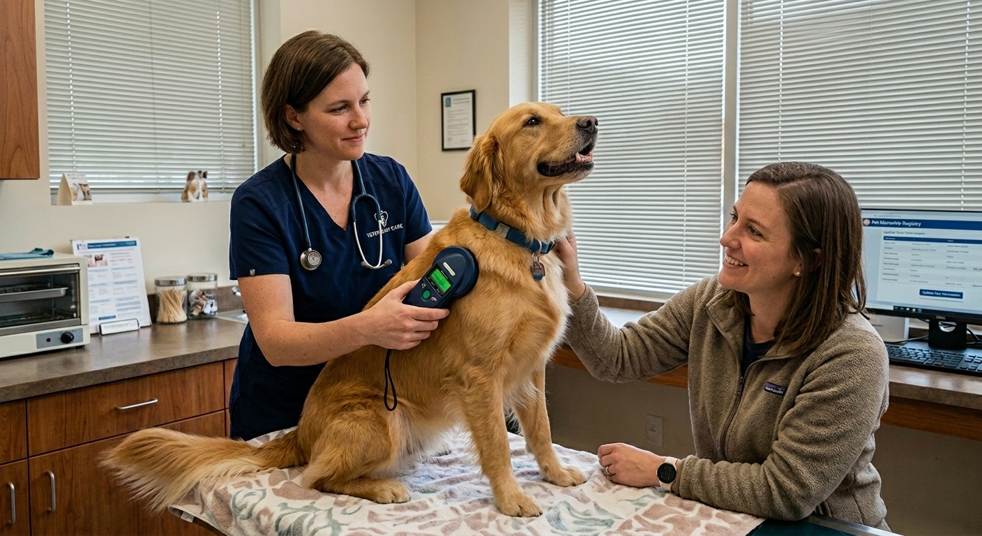 Pet microchip update in Manassas ensures your pet's safety and quick reunion